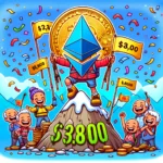 Ethereum Climbs the Ladder, Reaches $3,800 Amidst Crypto Hype